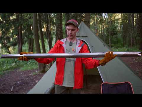 Видео: Сборка титанового рулонного дымохода. Вторая версия