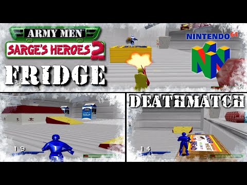 Видео: Army Men: Sarge's Heroes 2 - Многопользовательский Матч Смерти - Nintendo 64