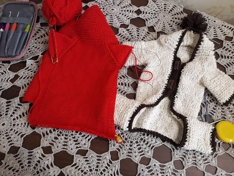 Видео: Комбинезон спицами для щенка. Часть 4.