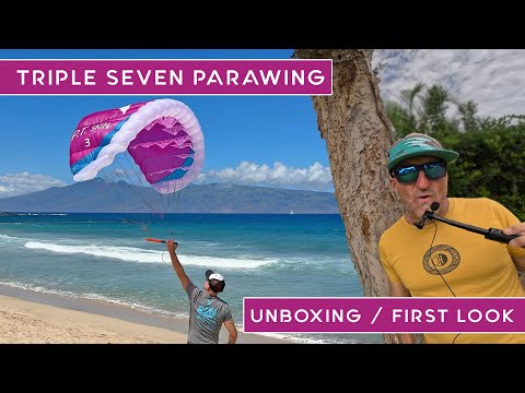 Видео: Распаковка и первый взгляд на Triple Seven Parawing