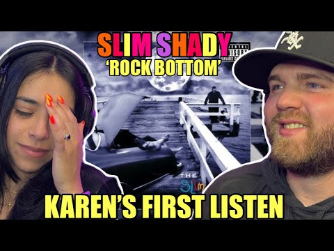 Видео: Карен впервые слышит: Эминем — Rock Bottom (Мы впервые показываем ей Slim Shady)