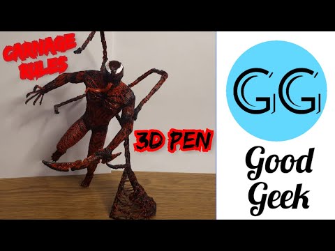 Видео: [3D PEN] фигурка Карнажа (Carnage) 3д ручкой.