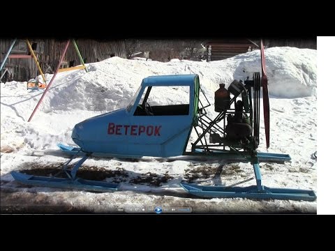 Видео: аэросани Ветерок