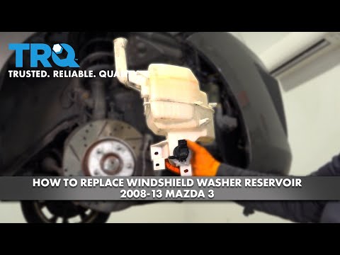 Видео: Как заменить бачок омывателя лобового стекла Mazda 3 2008-13 годов выпуска