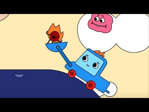 Видео: Мультфильм про машинки -  Грузовичок Пик - Раскраска - Веселый огонек -  учим цвета