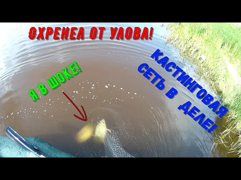 Видео: Охренел от улова!!! Рыбалка на кастинговую сеть с лодки!!! Сазан дуреет!