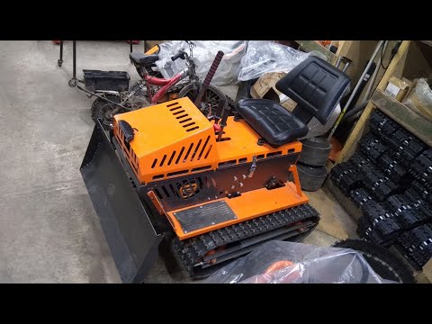 Видео: Проект "АТОМ" (1 СЕЗОН) —  мини трактор на гусеницах с бортовым поворотом.