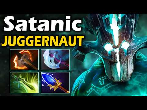 Видео: Сатаник на Апнутом Джагере! - Satanic Juggernaut 7.37 ДОТА 2