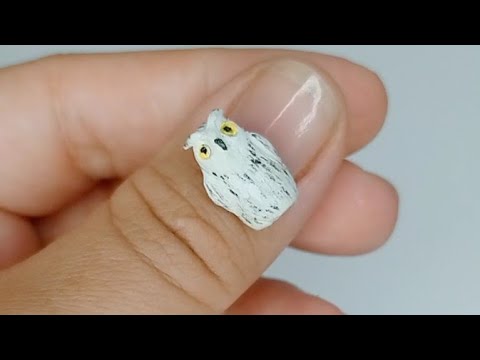 Видео: Совиное гнездо🦉🌰Миниатюра-поделка в скорлупе