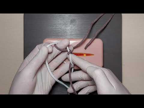 Видео: Хирургические узлы. Часть 16. Формирование сложной петли способом Ларина.