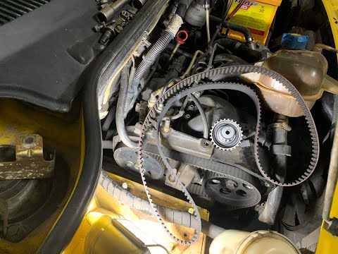 Видео: Замена ремня Грм НА Fiat Doblo 2001год 1,9 Diesel