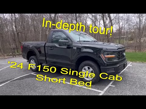 Видео: Подробный обзор Ford F150 Coyote V8 с одинарной кабиной и коротким кузовом 2024 года выпуска