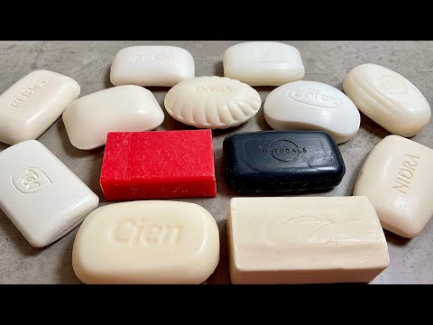 Видео: ASMR soap cutting Soap crunch 🖤 Резка мыла Хруст мыла