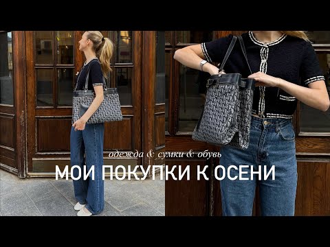 Видео: мои покупки к осени 🧸🧺 // одежда, сумки & канцелярия