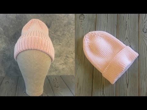 Видео: ТАКОЙ МАКУШКИ ВЫ ЕЩЁ НЕ ВИДЕЛИ! САМАЯ ПОПУЛЯРНАЯ ТЫКОВКА С ОТВОРОТОМ. KNITTED HAT