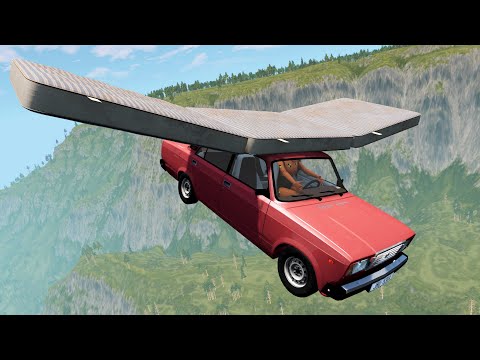 Видео: ОН ХОТЕЛ ЛЕТАТЬ, НО У НЕГО БЫЛ ТОЛЬКО АВТОВАЗ | BeamNG.drive