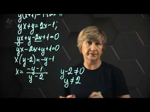 Видео: Функция. Множество значений функции.  Практическая часть. 10 класс.