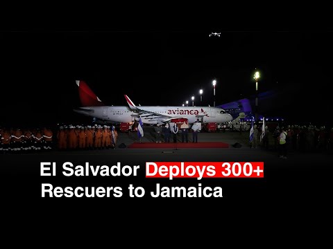 Видео: Сальвадор отправляет масштабную гуманитарную помощь на Ямайку, пострадавшую от урагана