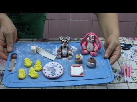 Видео: Делаем заготовки на детский тортик