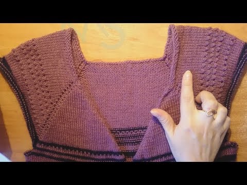 Видео: ✔Вязание. Изящный/ Простой Жакет - Болеро спицами (Реглан)