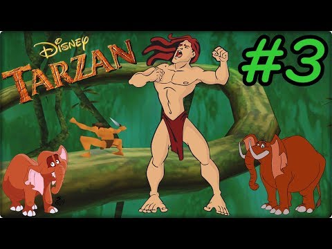Видео: Прохождение Disney's Tarzan (Ps 1) - #3 Тарзан вырос