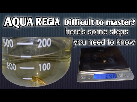 Видео: РАСТВОРЕННОЕ ЗОЛОТО В ЦАРСКОЙ ВОДКЕ | ЦАРСКАЯ ВОДКА