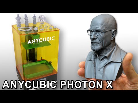 Видео: 🌑 ANYCUBIC PHOTON X  Самый новый фотополимерный 3D принтер Самое большое поле печати Игорь Белецкий