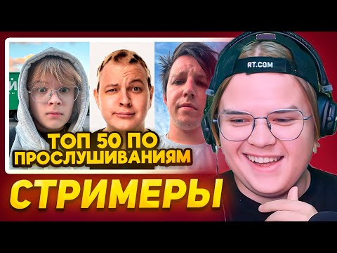 Видео: КАША СМОТРИТ ТОП 50 СТРИМЕРОВ по ПРОСЛУШИВАНИЯМ на ЯНДЕКС МУЗЫКЕ |ЯНВАРЬ 2025