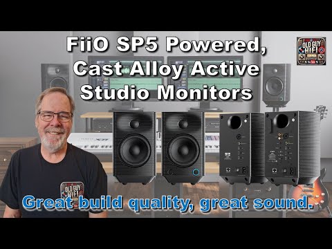 Видео: Активные студийные мониторы FiiO SP5 из литого сплава. Отличное качество сборки, отличный звук.