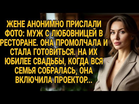 Видео: Жене прислали фото мужа с любовницей, но на юбилее свадьбы она включила проектор...