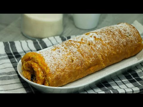 Видео: Просто залейте тестом яблоки и сухофрукты. Великолепный десерт