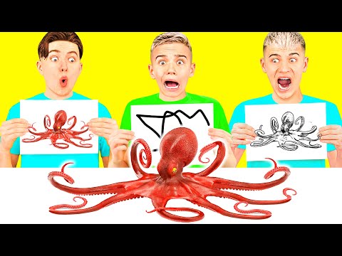 Видео: КТО ЛУЧШЕ НАРИСУЕТ ПРЕДМЕТ, ПОЛУЧИТ ЕГО ЧЕЛЛЕНДЖ !