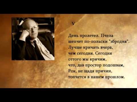 Видео: Театр поэзии Аллы Демидовой. Иосиф Бродский