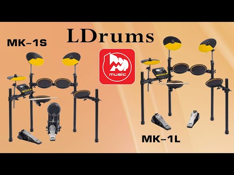 Видео: Электронные барабаны LDrums MK-1L и LDrums MK-1S