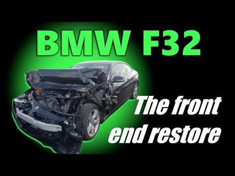 Видео: BMW F32. The front end restore. Ремонт переда.