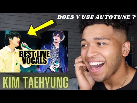 Видео: SINGER REACTS to BTS (방탄소년단) — Ким Тэхён V, сборник лучших живых вокалов