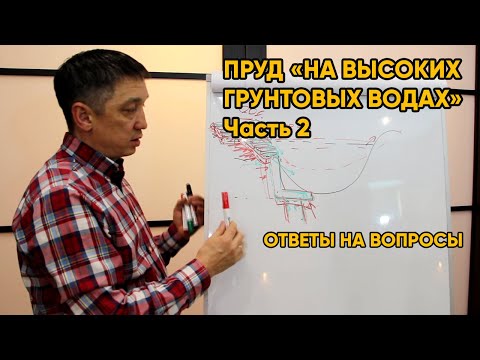 Видео: ГРУНТОВЫЙ ПРУД. Ч2 | Как построить пруд на участке с высокими грунтовыми водами