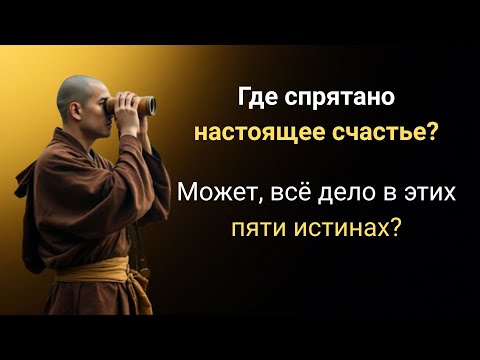 Видео: Буддийская философия в 5 простых идеях, которые могут изменить твою жизнь