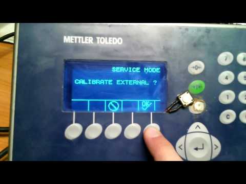 Видео: mettler toledo IND 560 калибровка