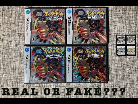 Видео: НАСТОЯЩАЯ Pokemon Platinum в сравнении с ПОДДЕЛЬНОЙ Pokemon Platinum: как определить поддельные и...