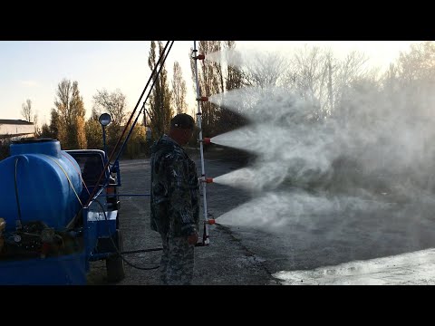 Видео: ОПРЫСКИВАТЕЛЬ для сада и виноградника!!!