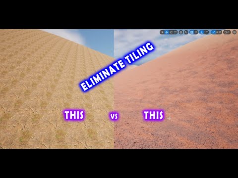 Видео: Исправление тайлинговых текстур на ландшафте в Unreal Engine 5 #ue5 #unrealengine5
