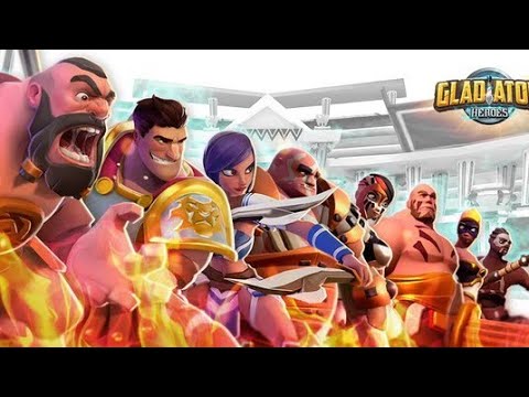 Видео: Gladiator heroes. Еженедельный турнир. Лига героев. Бьём репутацию для клана.
