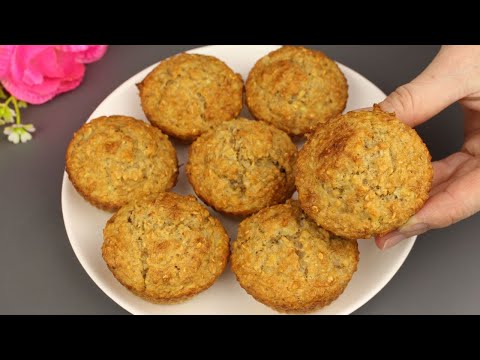 Видео: 1 стакан овсянки и банан. Никакой муки! Никакого сахара! Рецепт десерта.