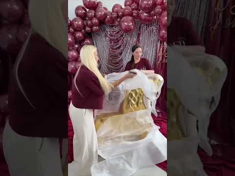 Видео: Фотозона винного цвета 😍