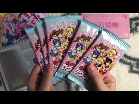 Видео: Распаковка карточек Сейлор Мун | Sailor Moon