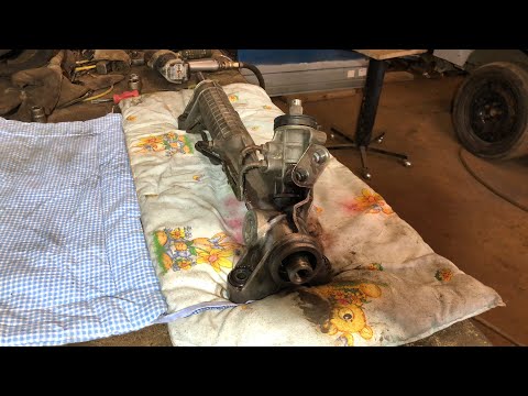 Видео: Вскрываю опять рулевую рейку VW T4! Выясняю причину неисправности!