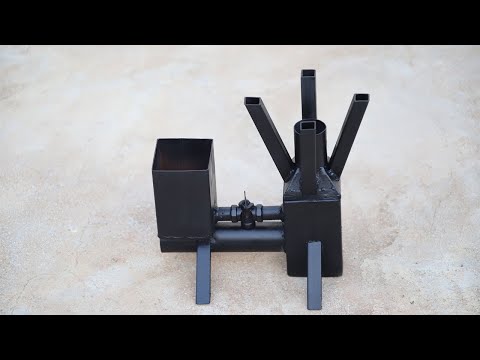 Видео: Как сделать печь на отработанном масле дома! Печь с горелкой! Турбо-реактивный