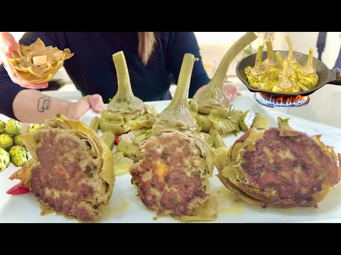 Видео: ФАРШИРОВАННЫЕ АРТИШОКИ от моей МАМЫ, приготовленные на СКОВОРОДЕ, очень мягкие.
