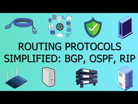 Видео: Маршрутизация и упрощенные протоколы маршрутизации: BGP, OSPF, RIP